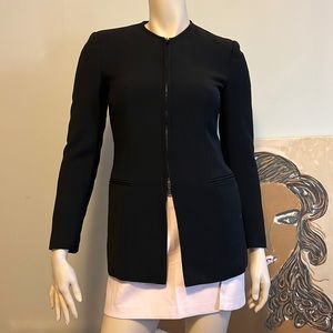 GIORGIO ARMANI Black Chic Zipped Blazer